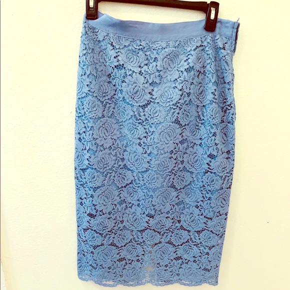 H&M Dresses & Skirts - Blue lace skirt